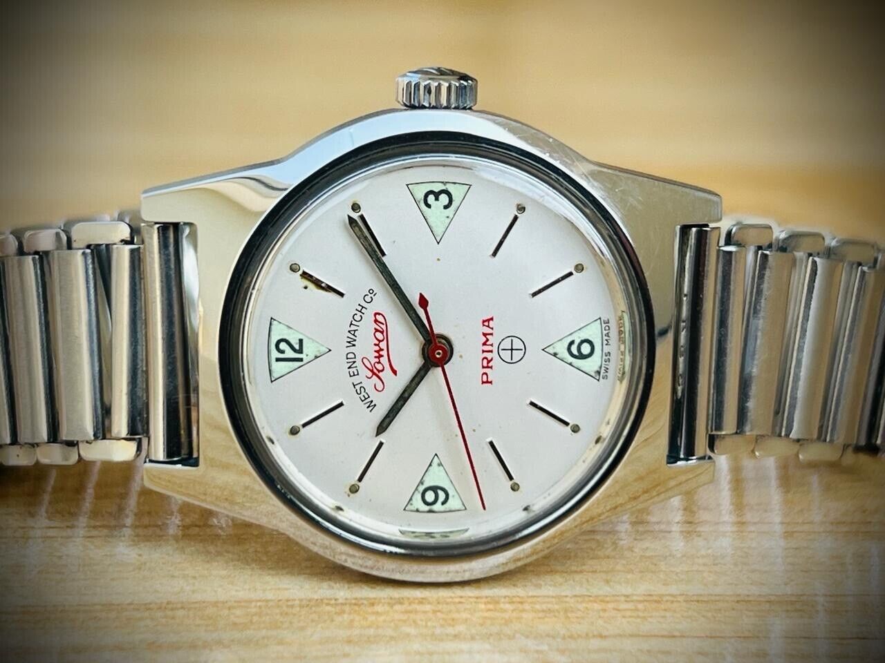 Vintage West End NOS Manual Wind Gents Watch 32mm, Swiss Made