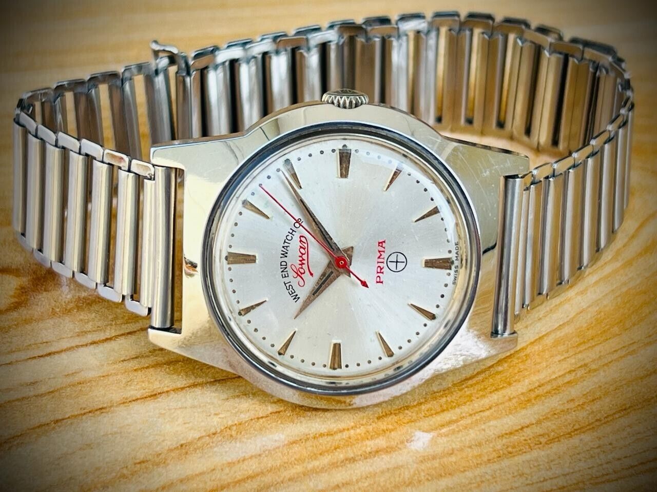 Vintage West End NOS Manual Wind Gents Watch 35mm, Swiss Made
