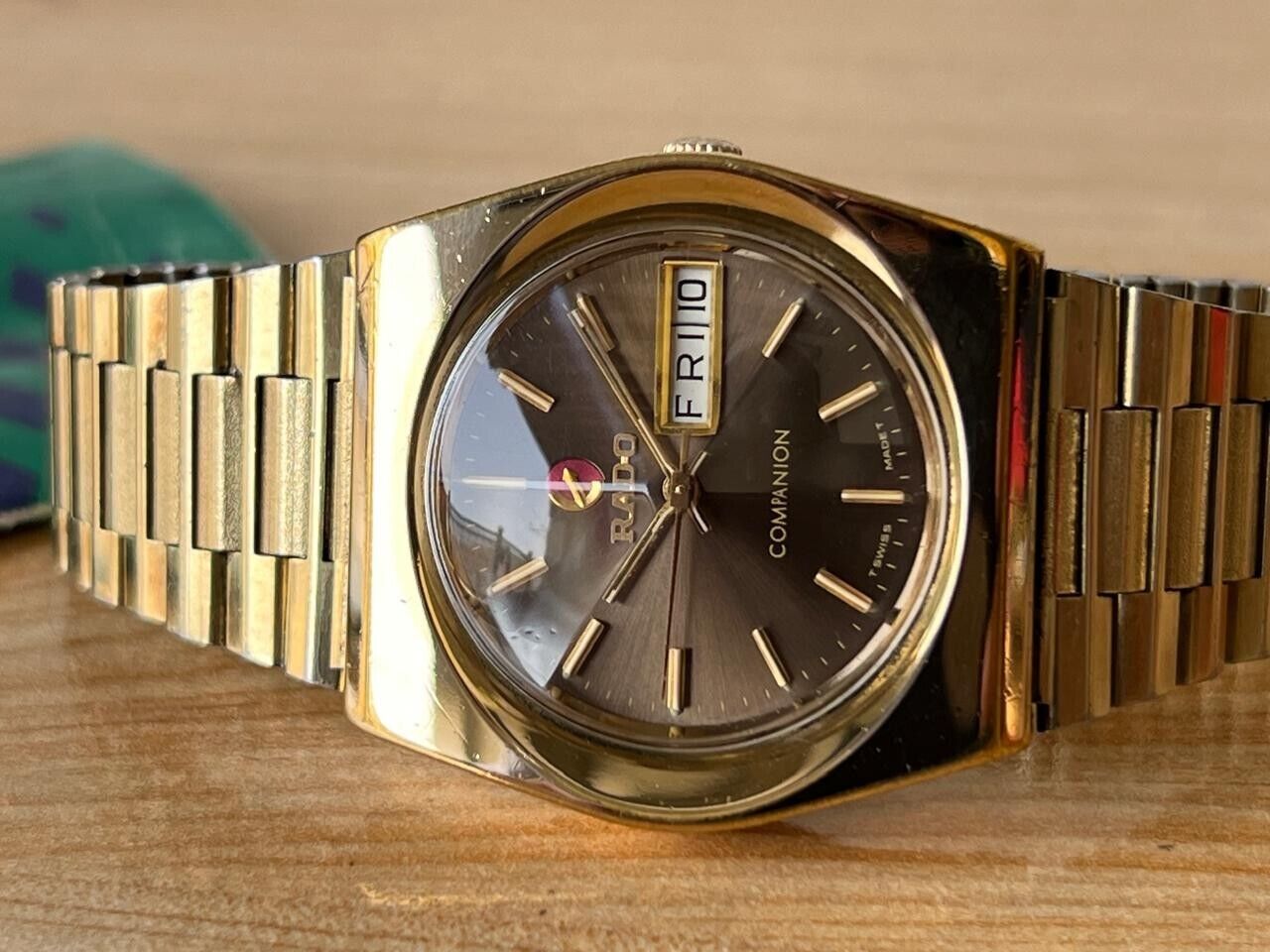 Vintage Rado Companion 37mm Automatic Men's Watch, Swiss Made, Perfect + Papers