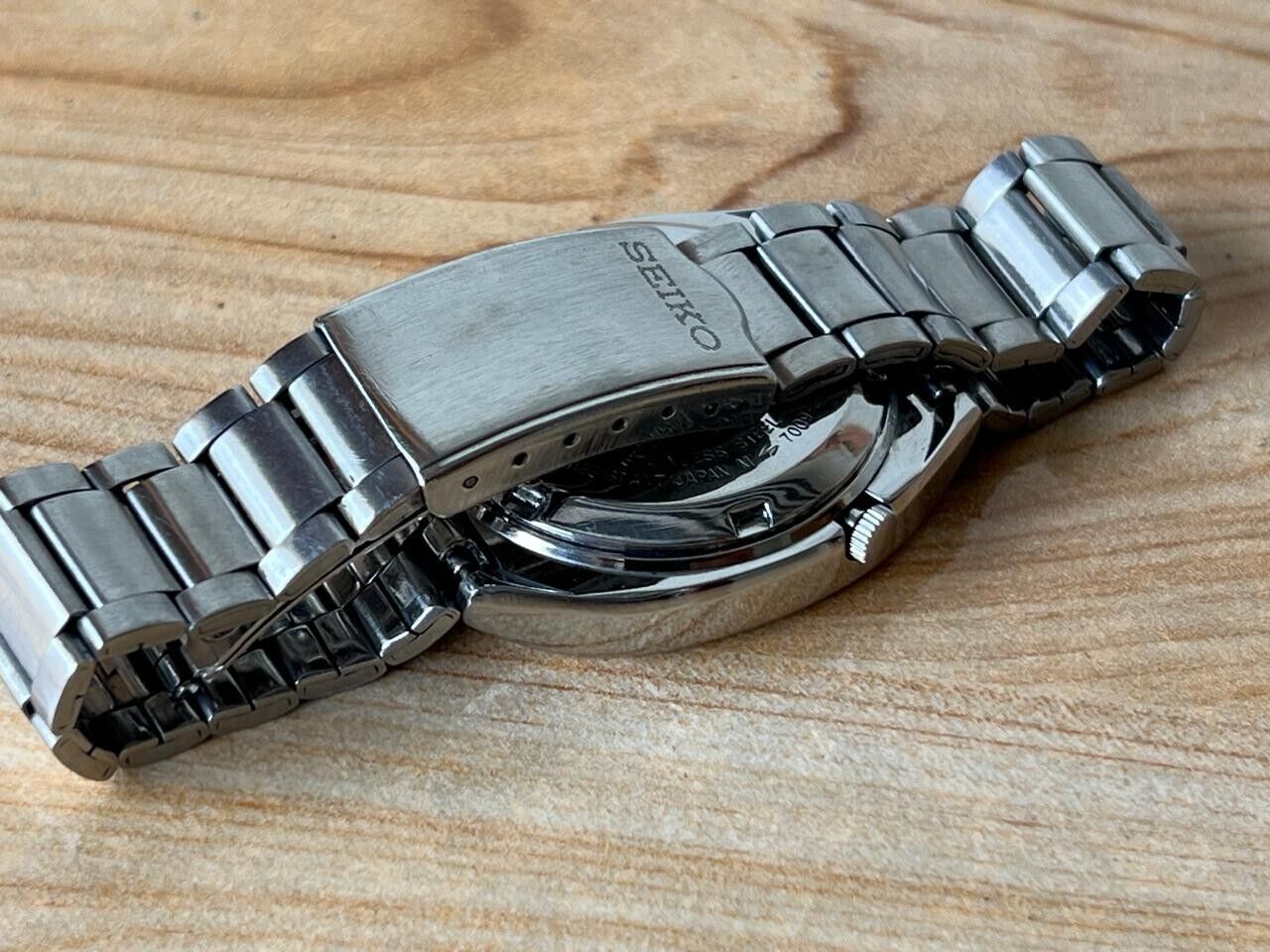 Vintage Seiko 5 Black 7009-205J Automatic 36mm Men’s Watch, Perfect