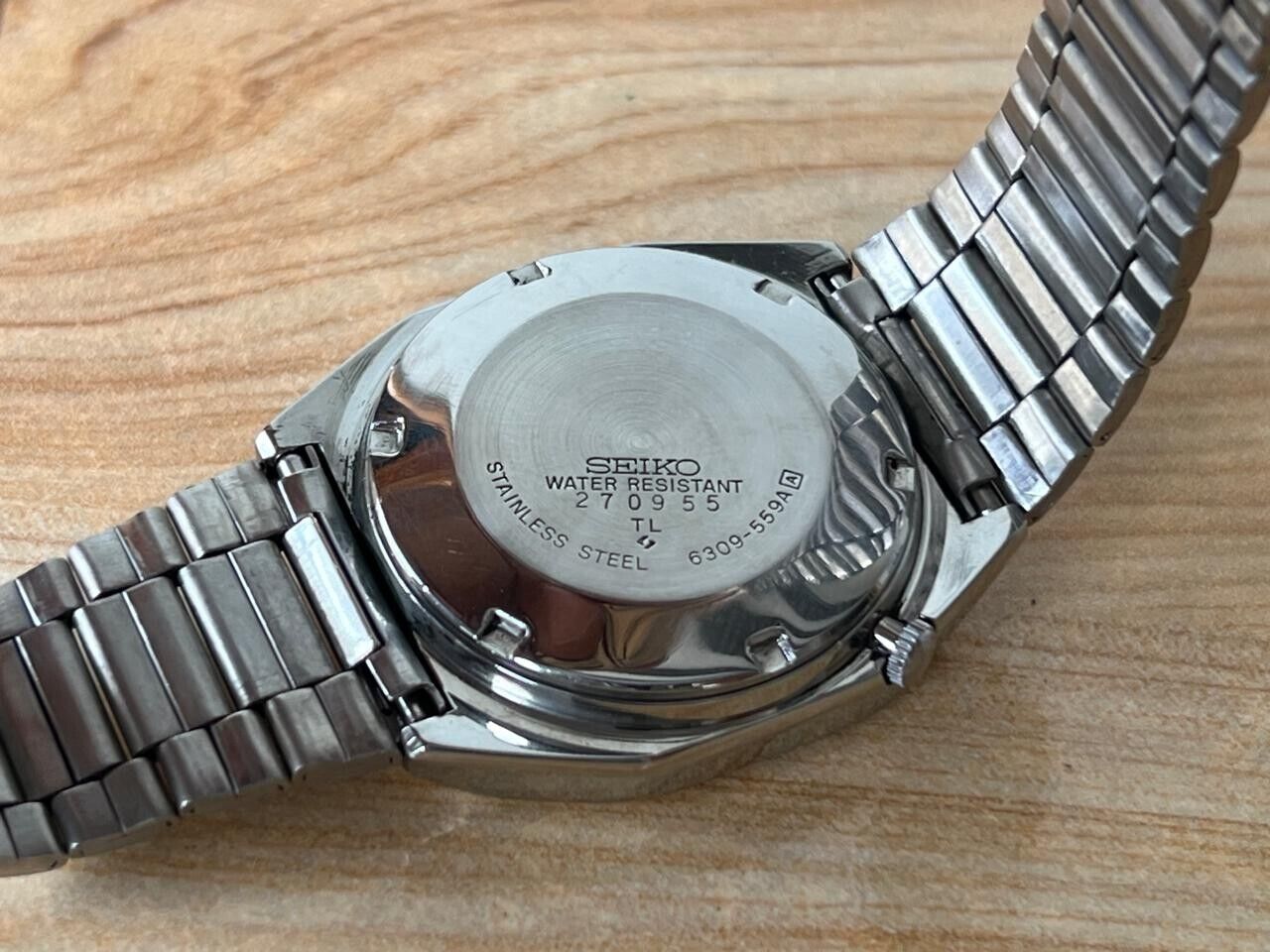 Vintage Seiko 5 Grey Dial 6309-559A Automatic 35mm Men’s Watch, Perfect