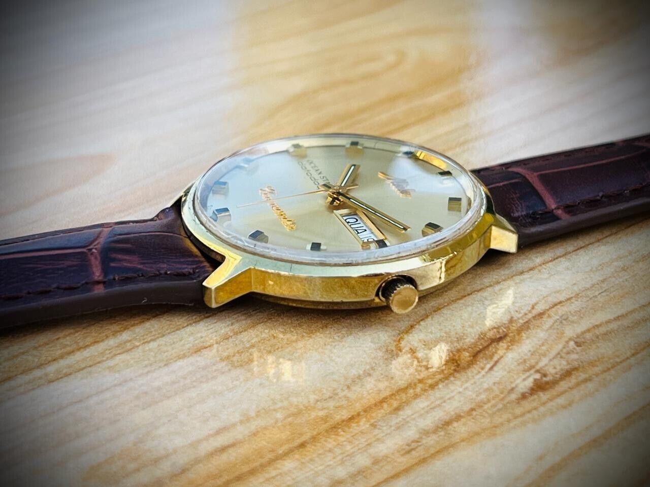 Vintage Mido Ocean Star Datoday Commander Mens Watch 38mm, Swiss Made