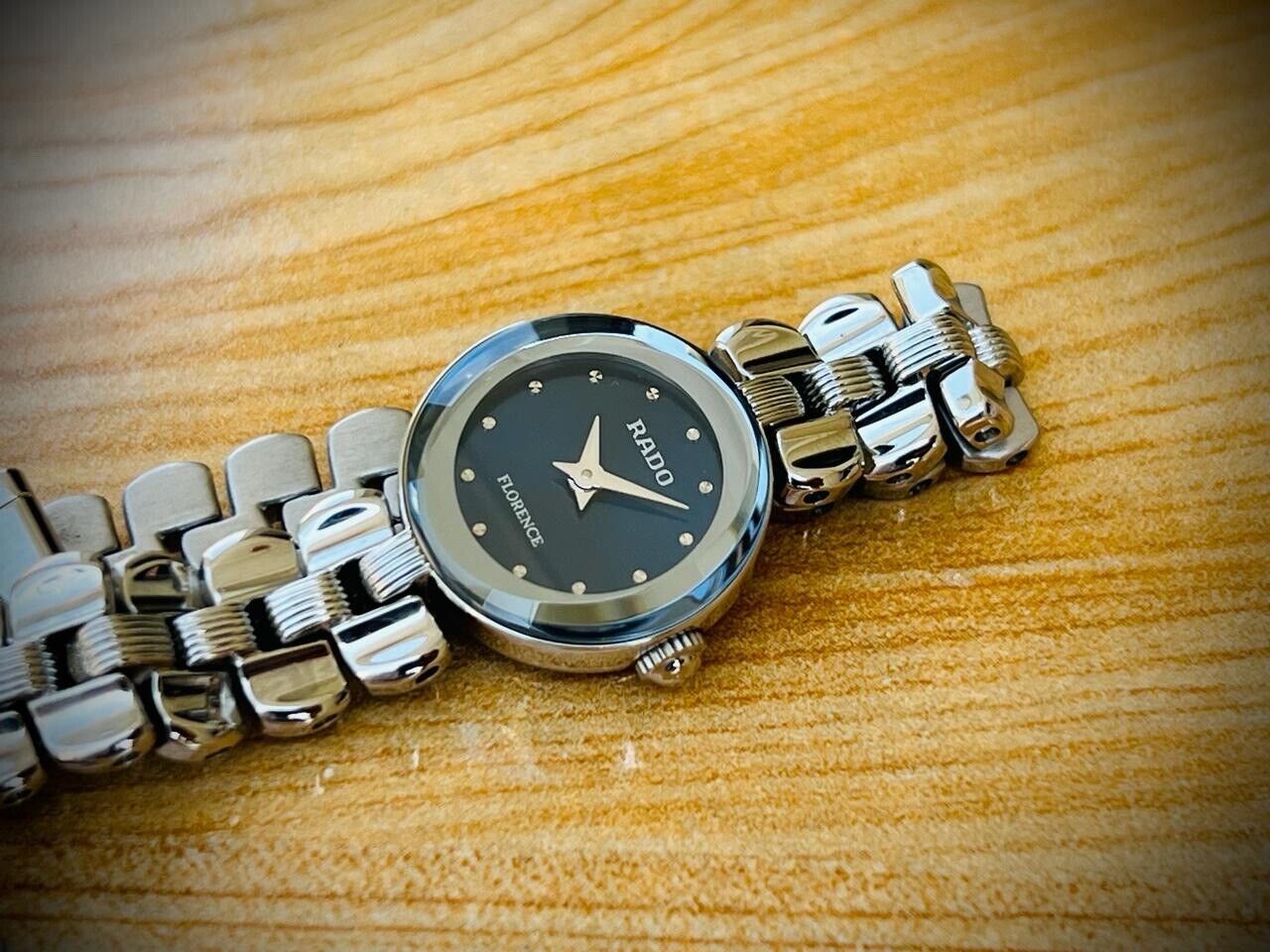 Beautiful Rado Florence Ladies Stunning Blue Dial Quartz Watch Swiss With Tags