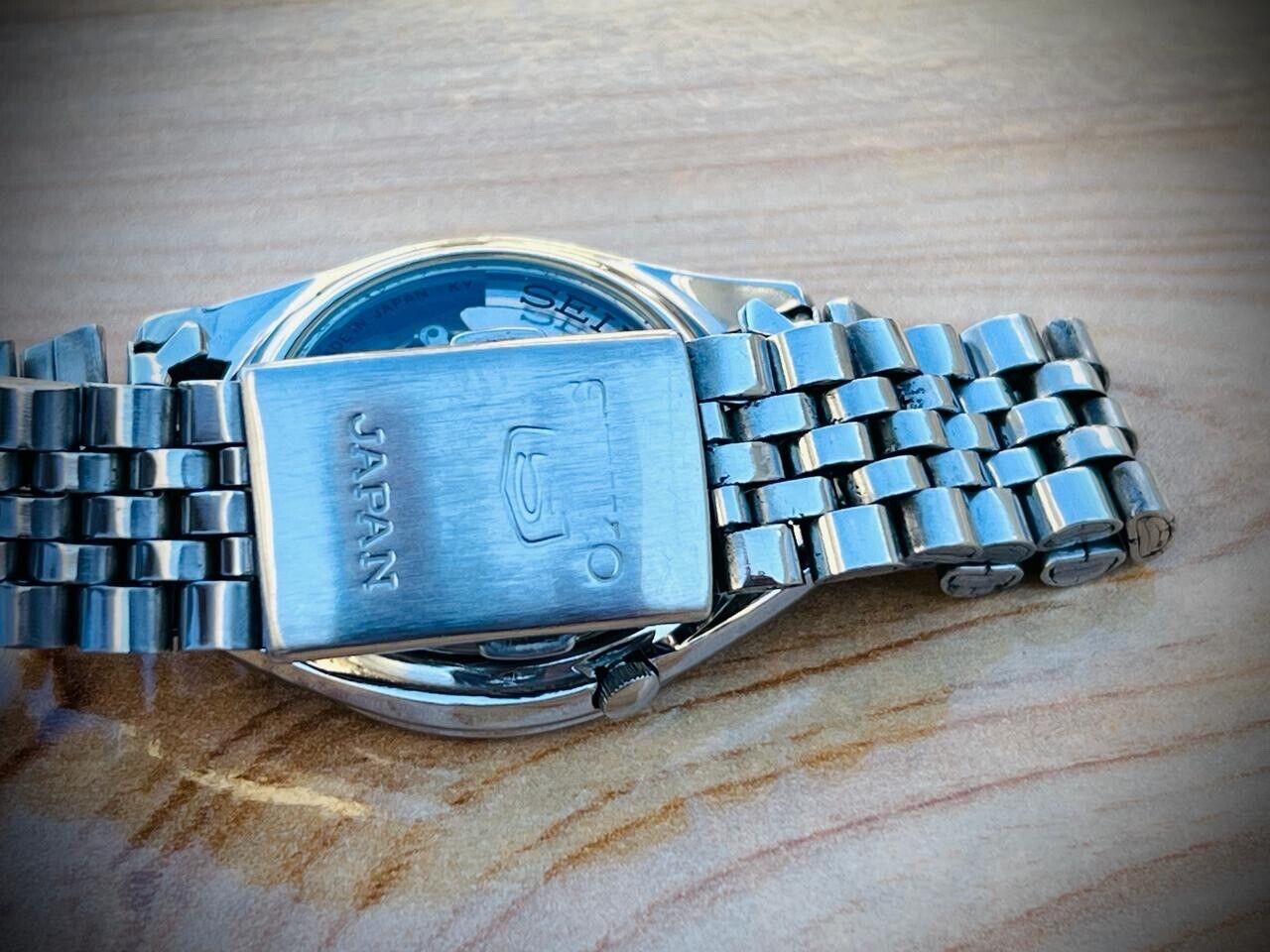 Mens Watch Seiko 5 Automatic 21 Jewels Radium Dial Ref:7S26-03J0, Japan 38mm