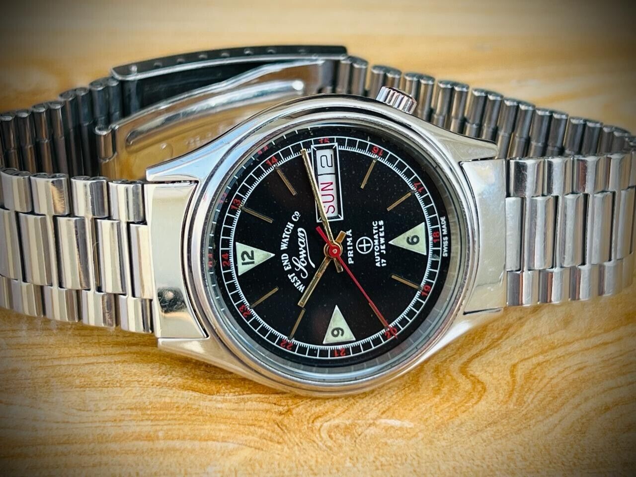 Vintage West End Special Dial 36mm Automatic Gents Watch Swiss Made