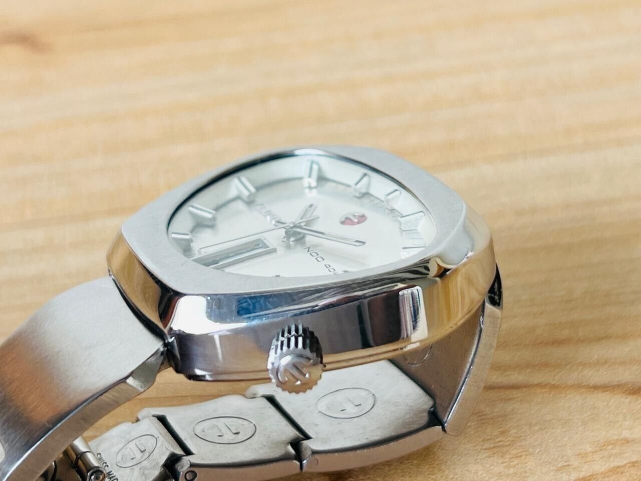 Vintage Rado NCC 404 NOS Silver Dial Automatic Mens Watch, Ultra Rare