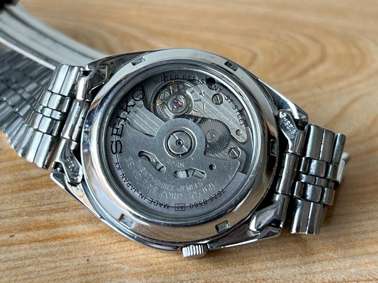 Seiko 5 Grey Dial 7s26-0560 Automatic 21 Jewels 34mm Men’s Watch, Perfect