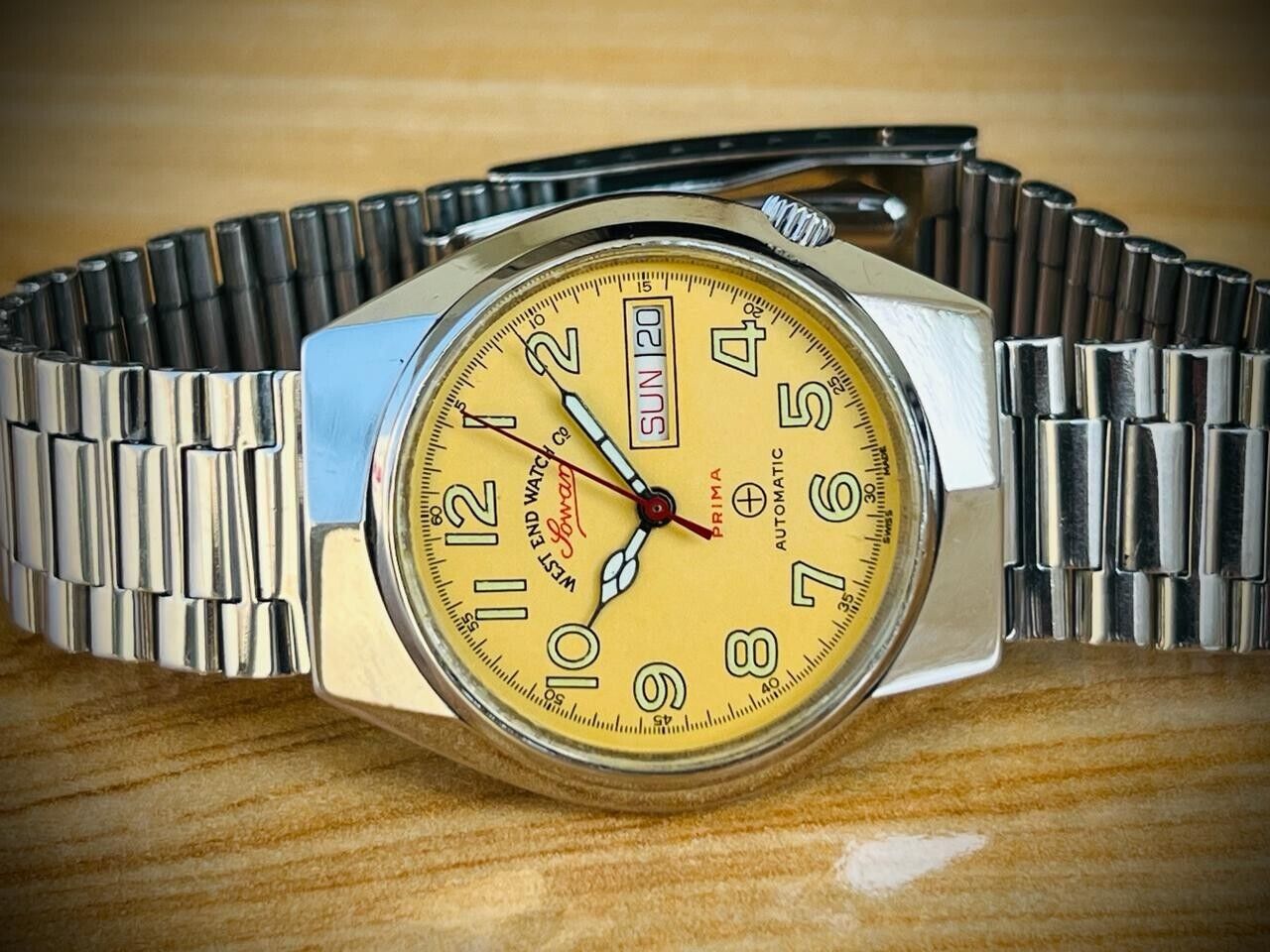 Vintage West End Special Dial 37mm Automatic Gents Watch Swiss Made