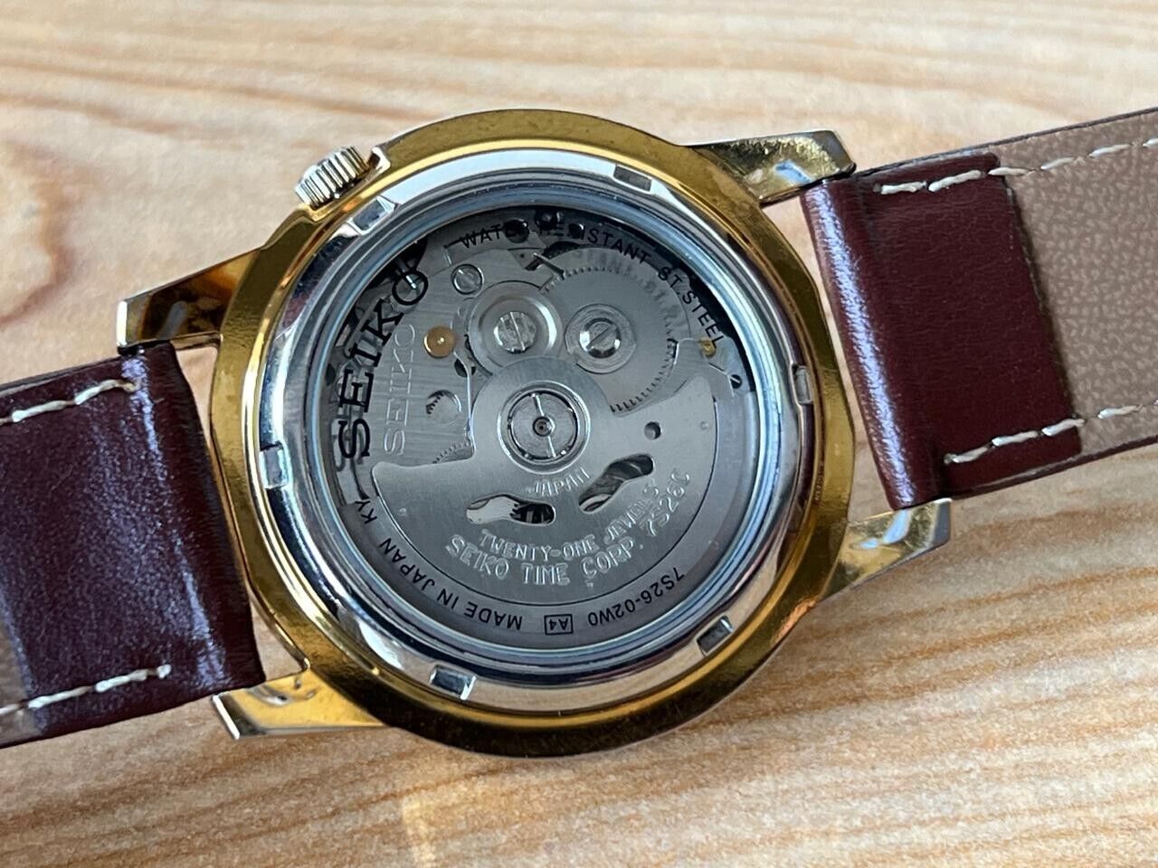 Seiko 5 Lume Dial 7s26-02w0 Automatic 39mm Men’s Watch, Perfect