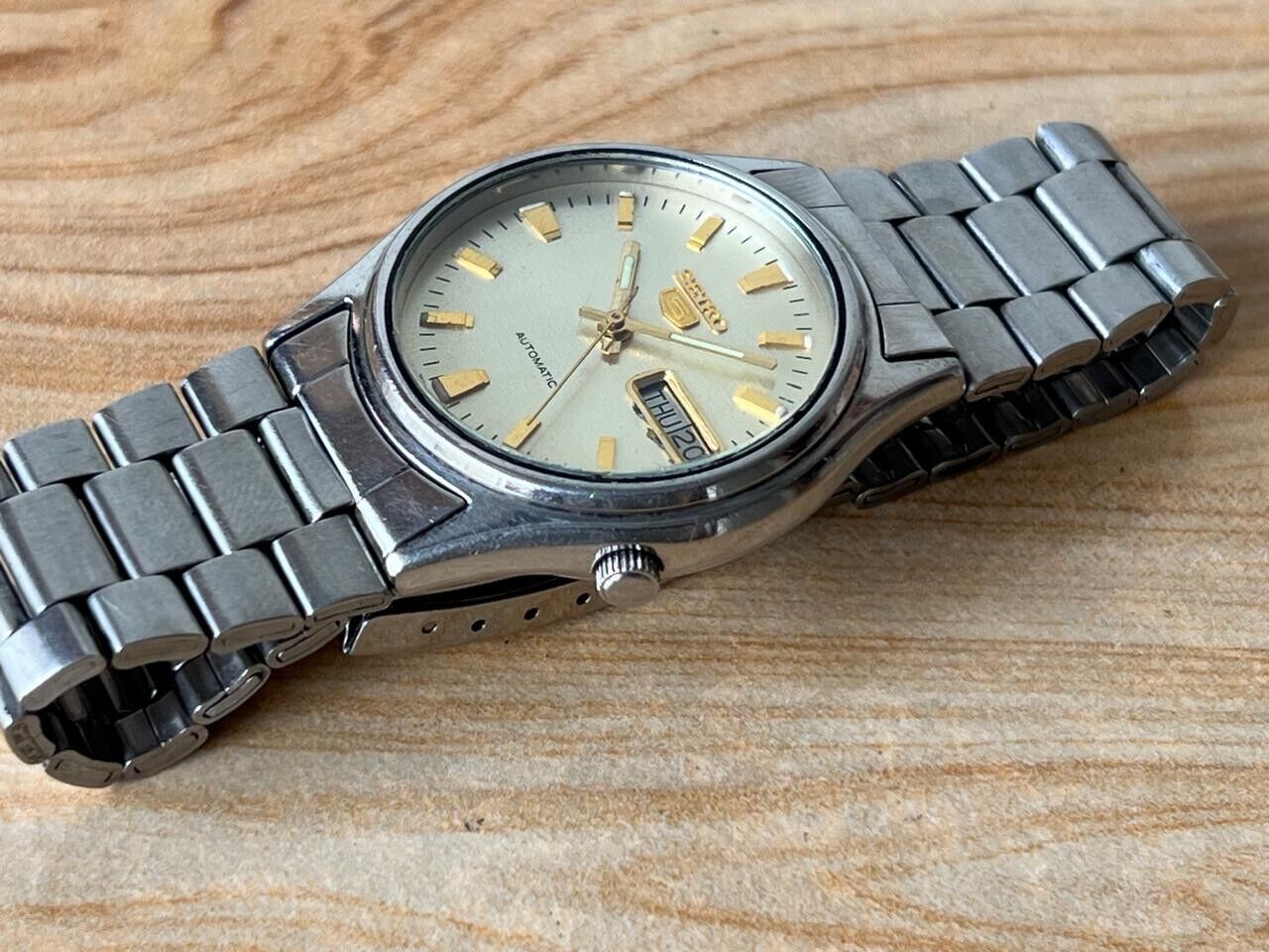 Vintage Seiko 5 Computer Print Dial 7009-3101 Automatic 36mm Men’s Watch Perfect