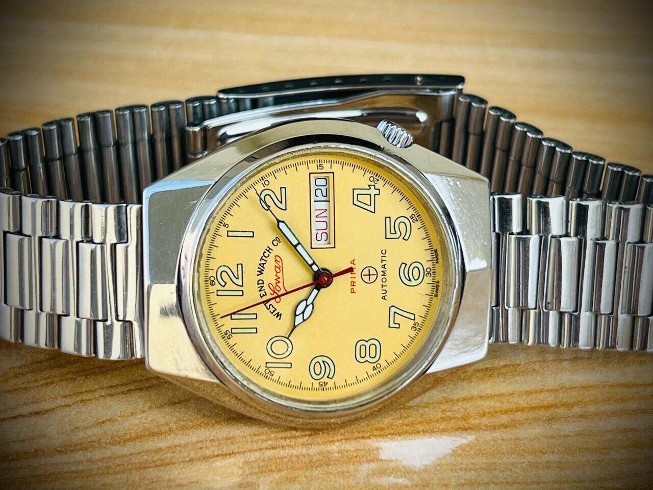 Vintage West End Special Dial 37mm Automatic Gents Watch Swiss Made