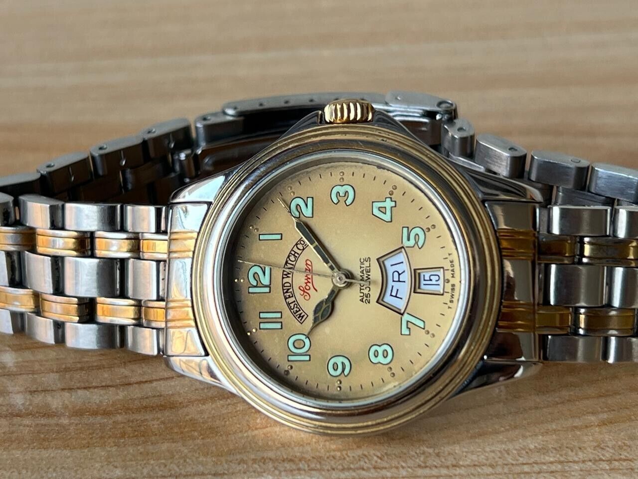 Vintage West End Co 2/Tone Automatic 36mm Men’s Watch, Perfect
