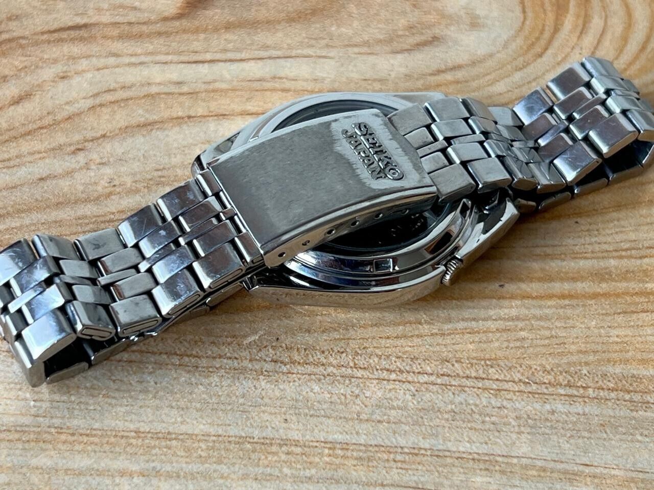 Seiko 5 Gold Dial 7s26-02s0 Automatic 21 Jewels 37mm Men’s Watch, Perfect