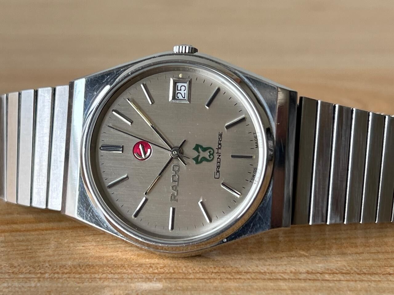 Vintage Rado Green Horse Automatic 34mm Men’s Watch, Perfect