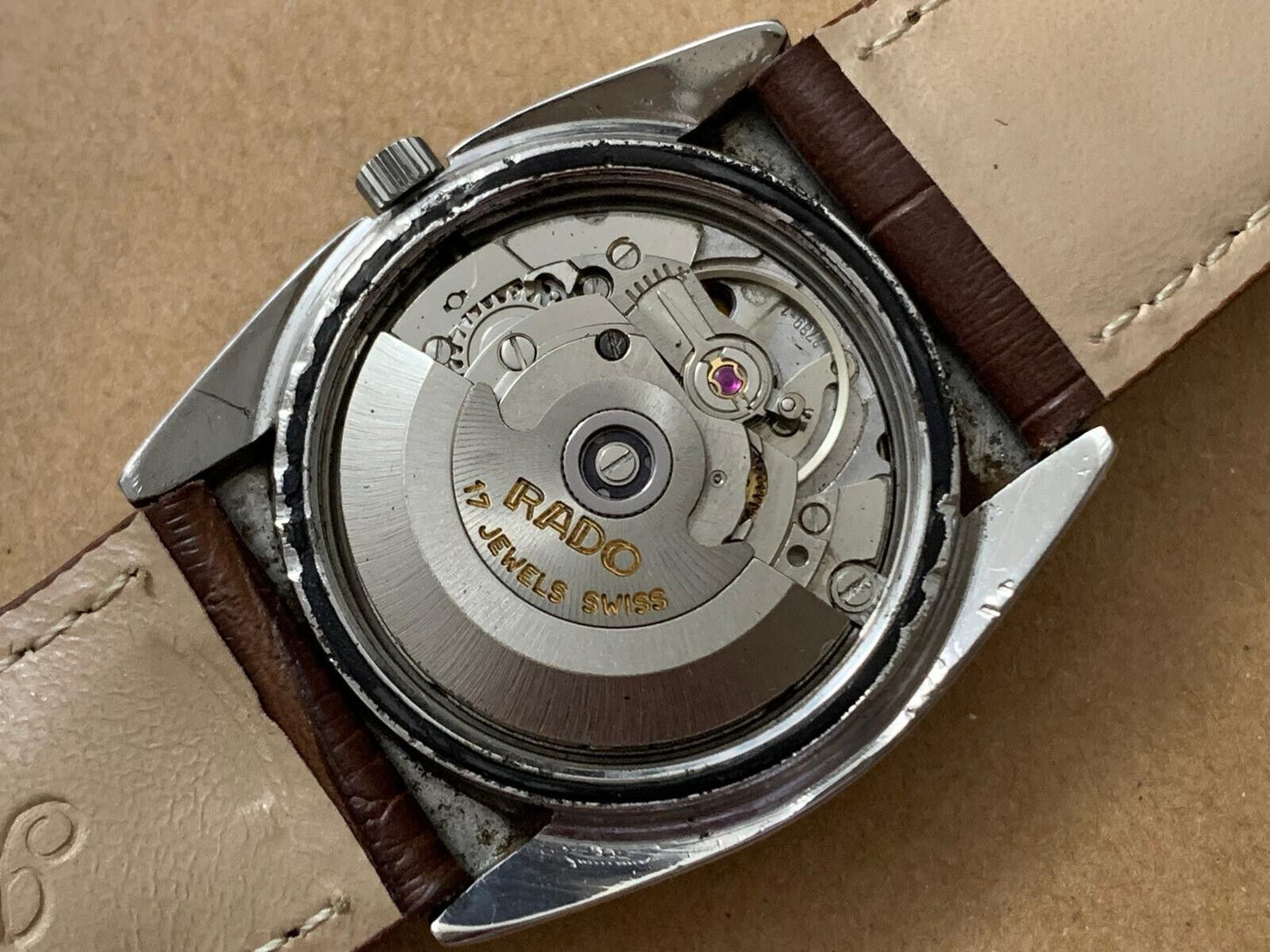 Vintage Watch Rado GOLDEN SABRE Automatic Mens Watch, 34mm Swiss Made