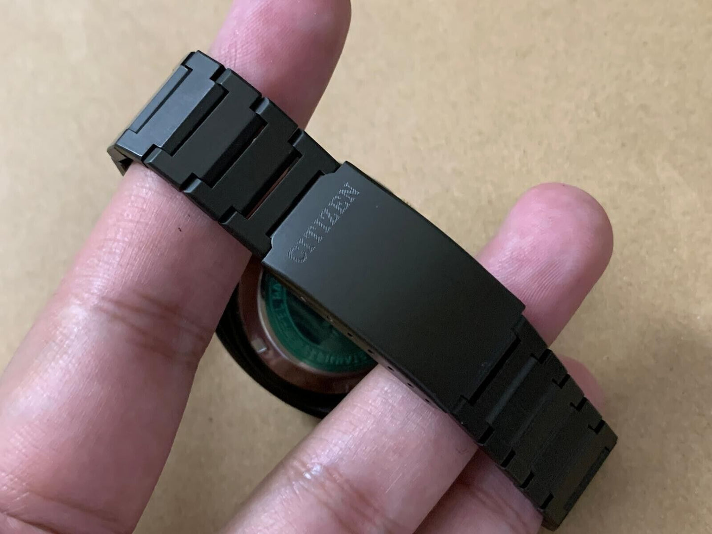 Mens Watch Citizen NOS 21 Jewels Rare Automatic Titanium Case 36mm