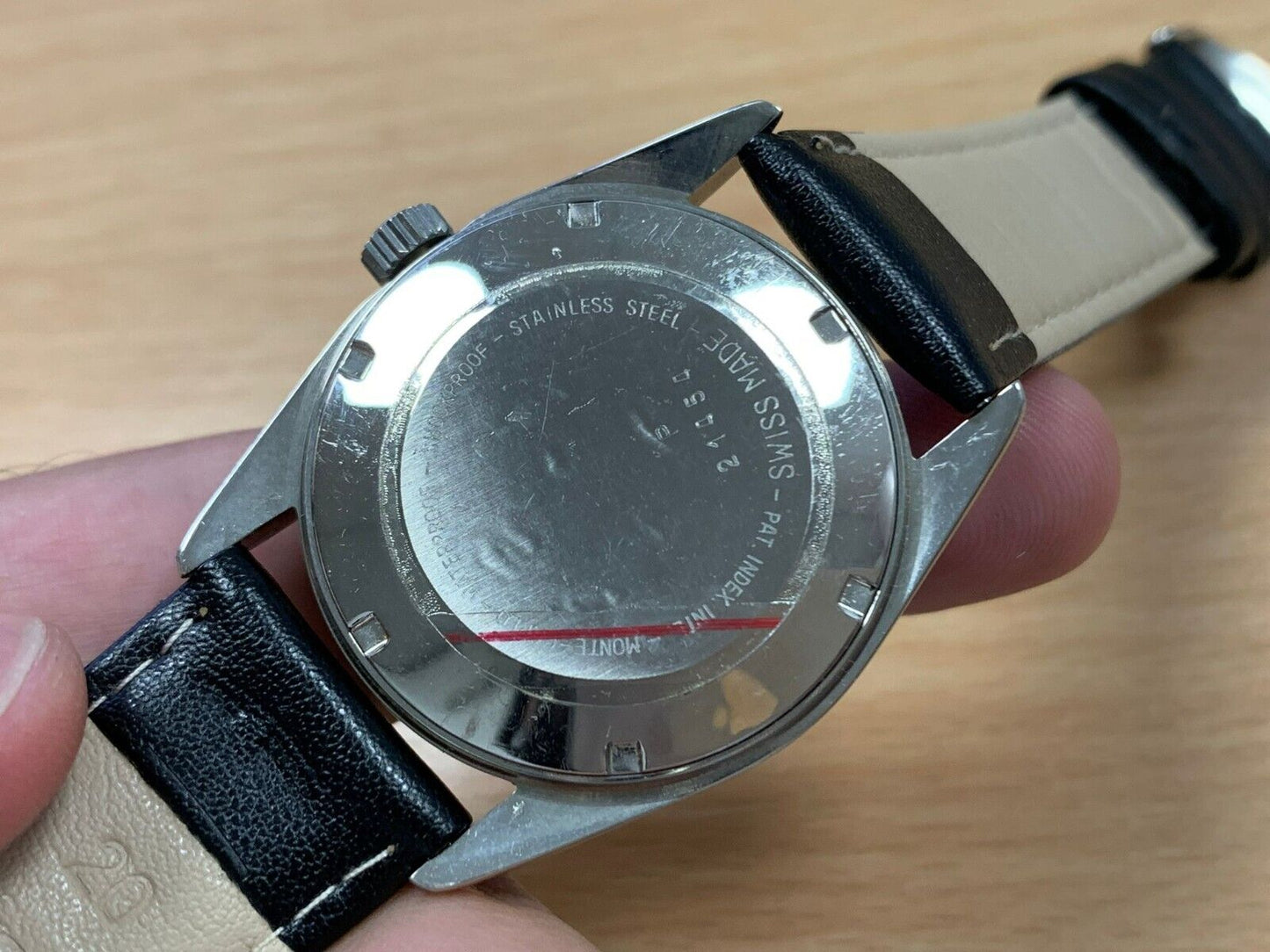 Vintage Dalil Muslim Satellite 1970’s NOS Mens Watch, ETA 2824, Swiss Made 35mm