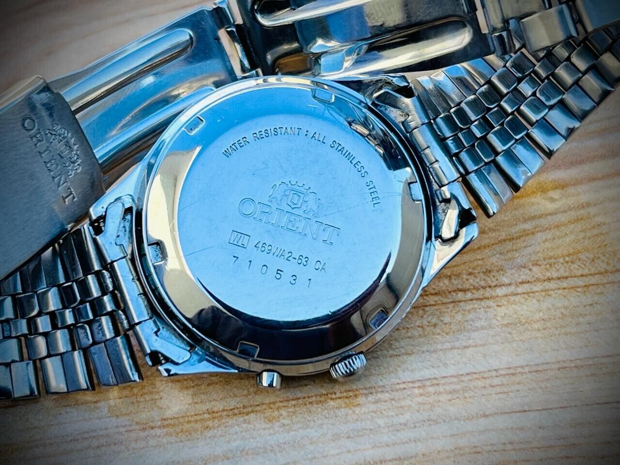 Vintage Orient 3 Star Radium Dial Automatic Mens Watch, Beautiful 35mm