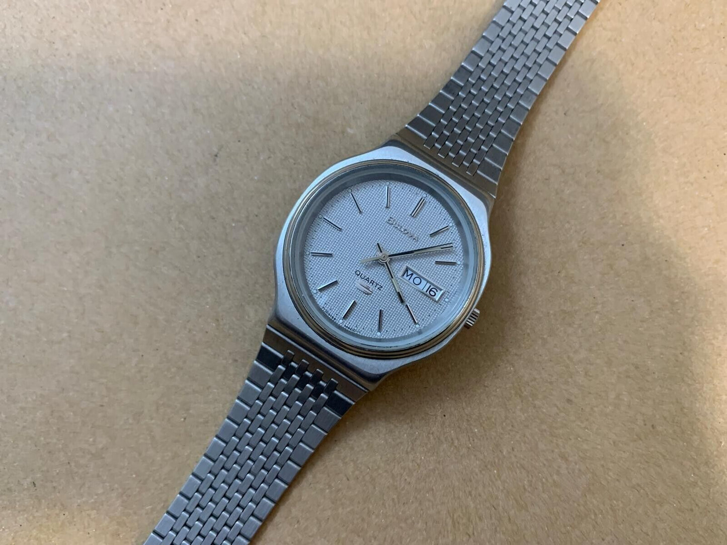 Vintage Bulova Quartz Gents Watch, Gift Watch, Genuine, Swiss Made