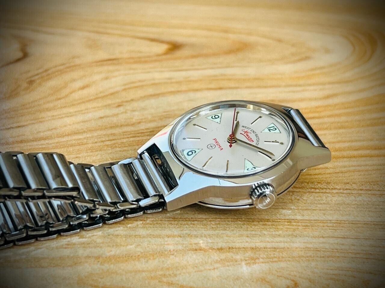 Vintage West End NOS Manual Wind Gents Watch 32mm, Swiss Made