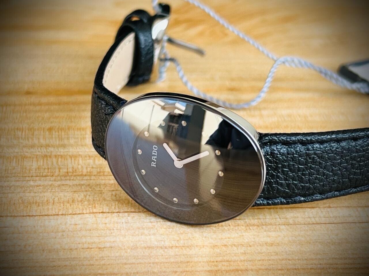 Perfect Rado Esenza Black Dial Ladies Watch, Swiss 25mm Quartz With Tag