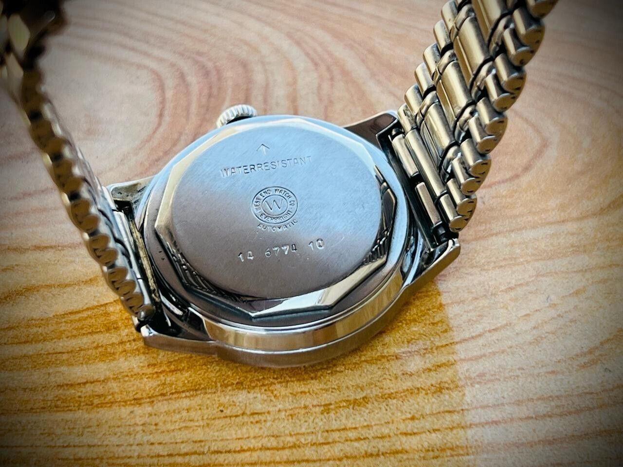 Vintage West End Black Arabic Dial 36mm Automatic Gents Watch Swiss, Perfect