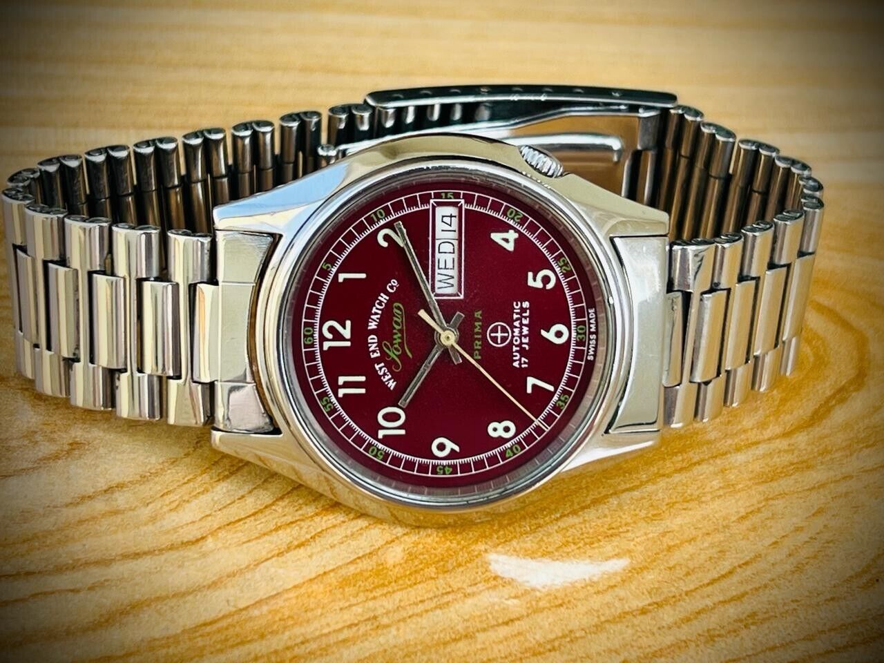 Vintage West End Special Dial 37mm Automatic Gents Watch Swiss Made