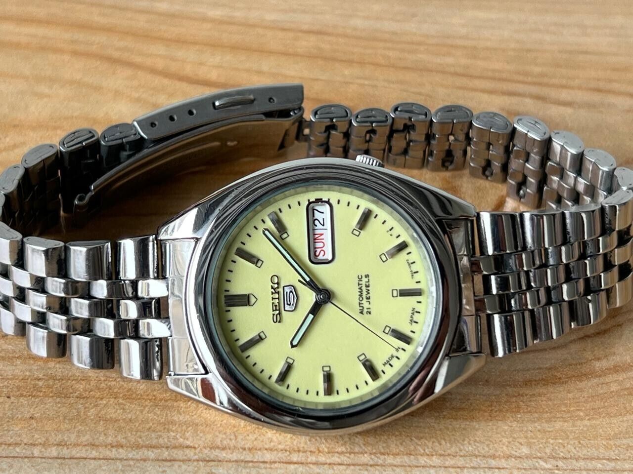 Seiko Men’s Automatic Watch - high quality 21 Jewels