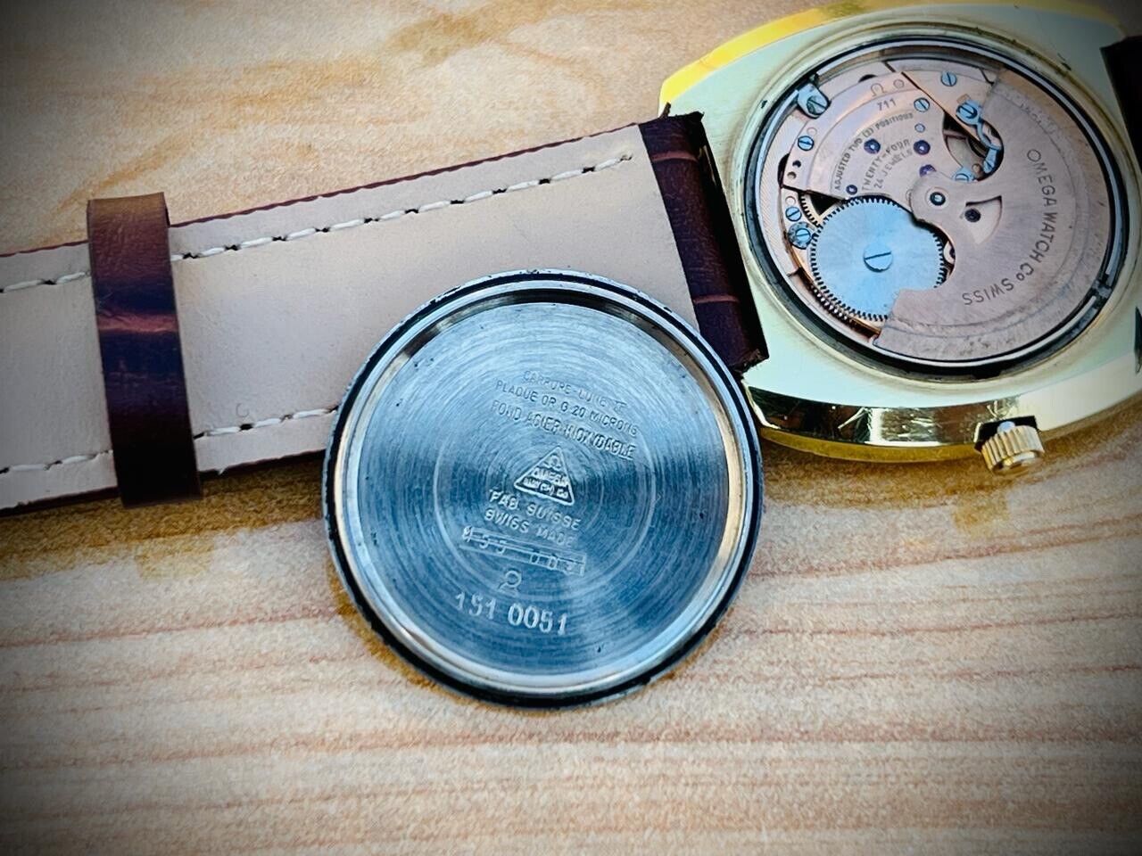 Vintage Omega De Ville Automatic Men’s Watch 37mm 151.0051 Rare Cal.711