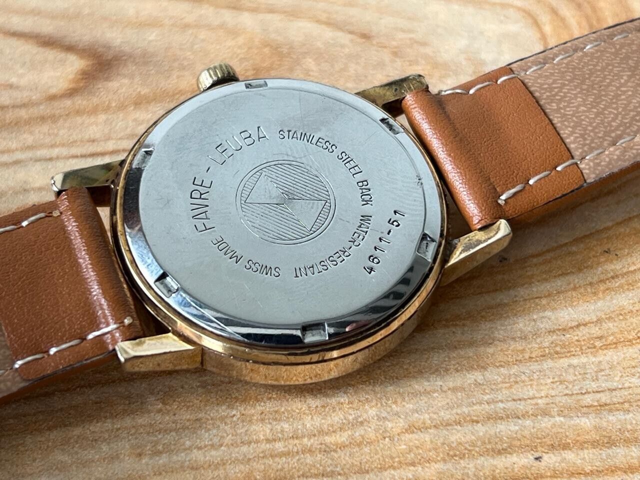 Vintage Favre Leuba Geneve Twin Power 35mm Automatic Men’s Watch, Perfect