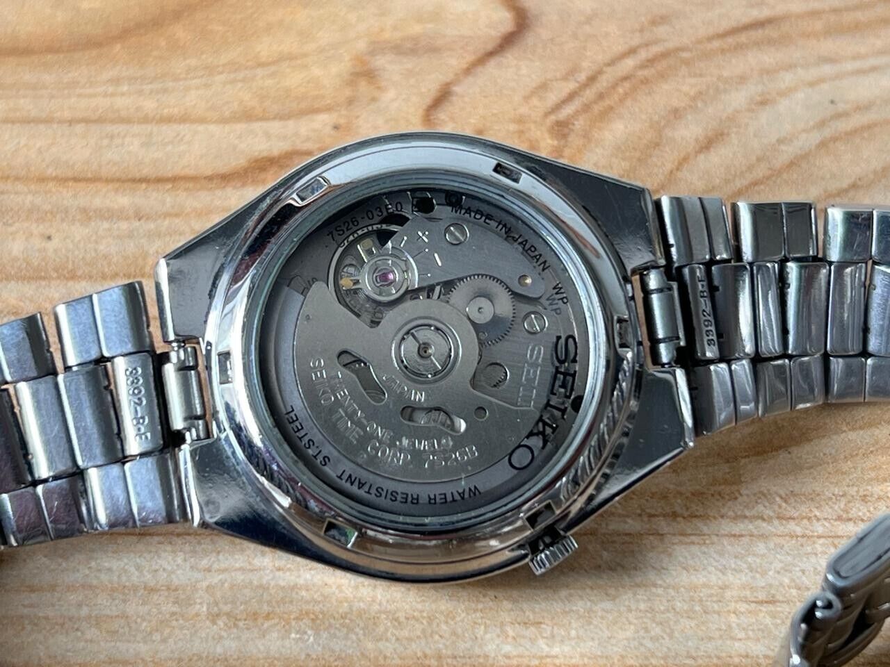 Seiko 5 Grey Dial 7s26-03e0 Automatic 21 Jewels 36mm Men’s Watch, Perfect