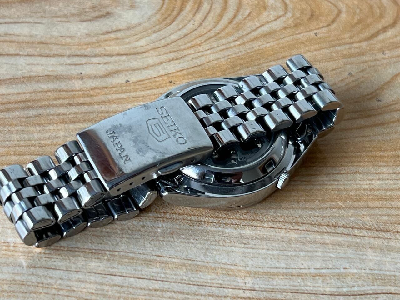 Seiko 5 Grey Dial 7s26-00x0 Automatic 21 Jewels 37mm Men’s Watch, Perfect