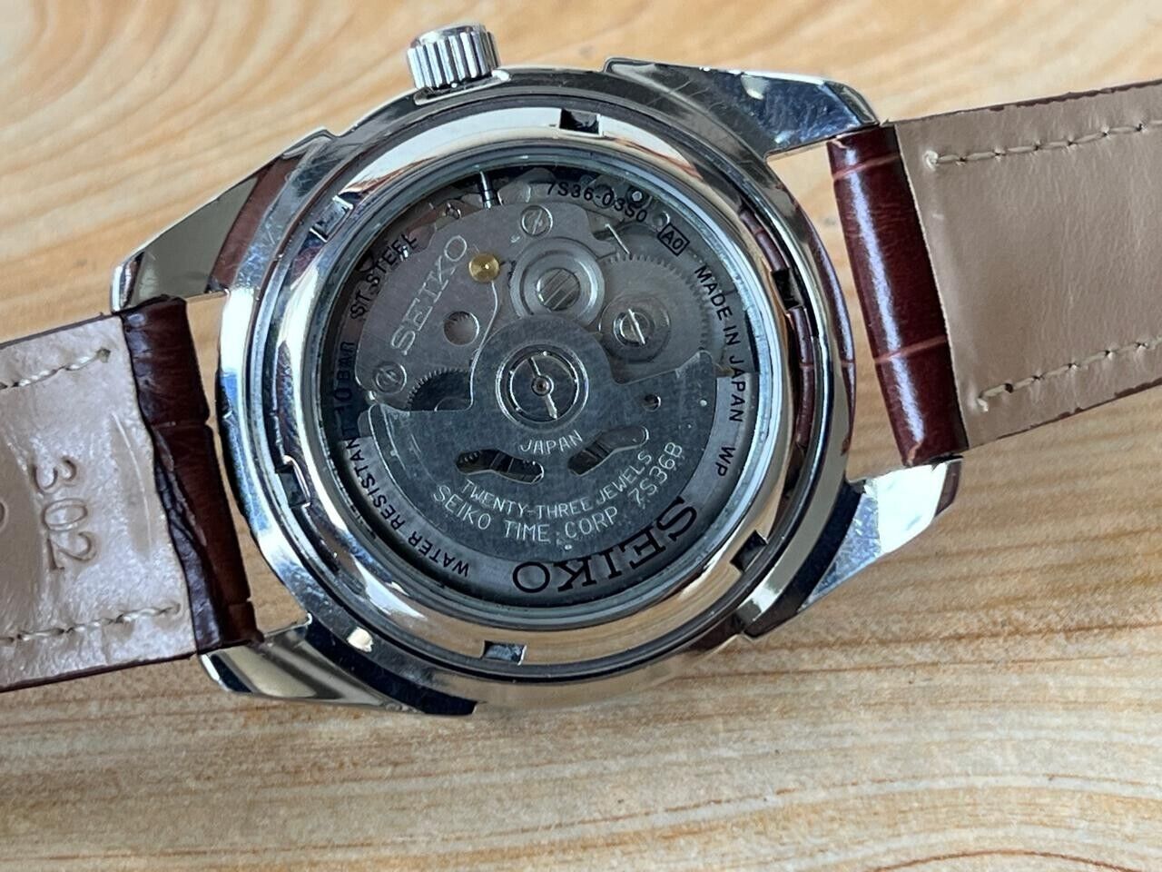 Seiko 5 Sports 100m World Time SNZG63K1 Automatic 7s36 39mm Men’s Watch, Perfect