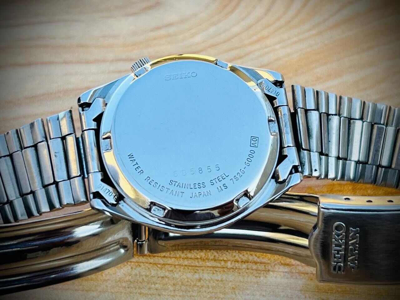 Vintage Seiko 5 Automatic Grey Dial 21 Jewels 7s26-6000 Japan 35mm #802