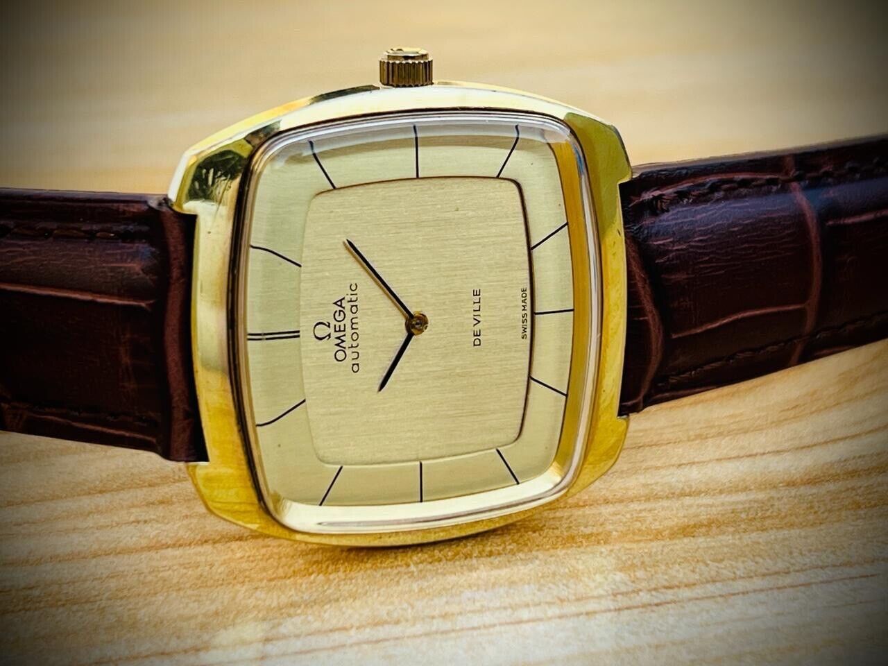 Vintage Omega De Ville Automatic Men’s Watch 37mm 151.0051 Rare Cal.711