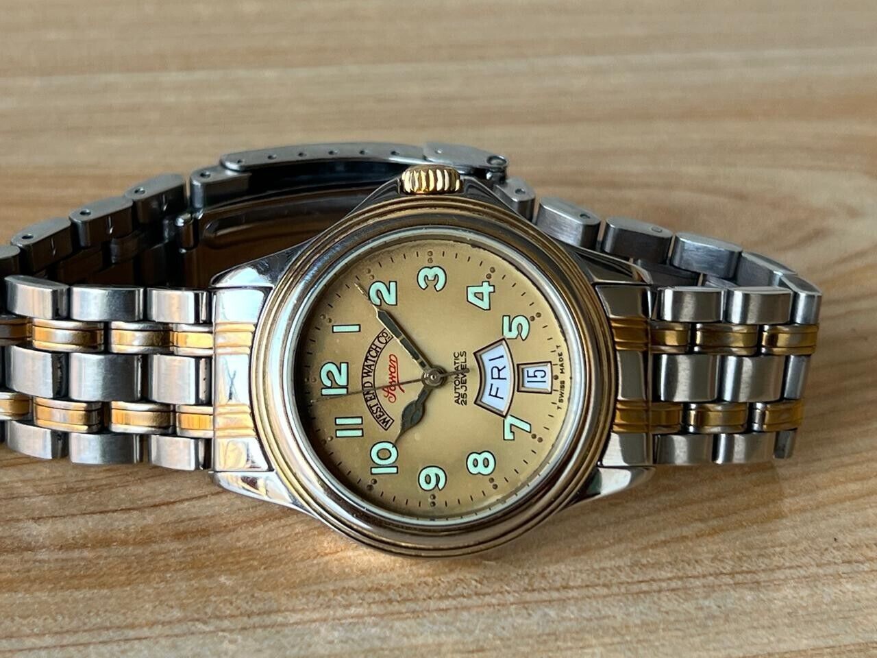 Vintage West End Co 2/Tone Automatic 36mm Men’s Watch, Perfect
