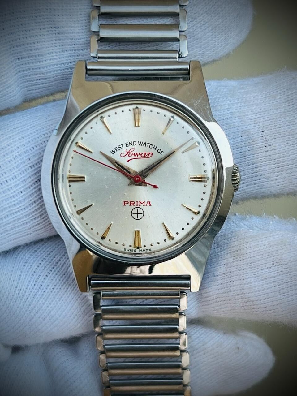 Vintage West End NOS Manual Wind Gents Watch 35mm, Swiss Made