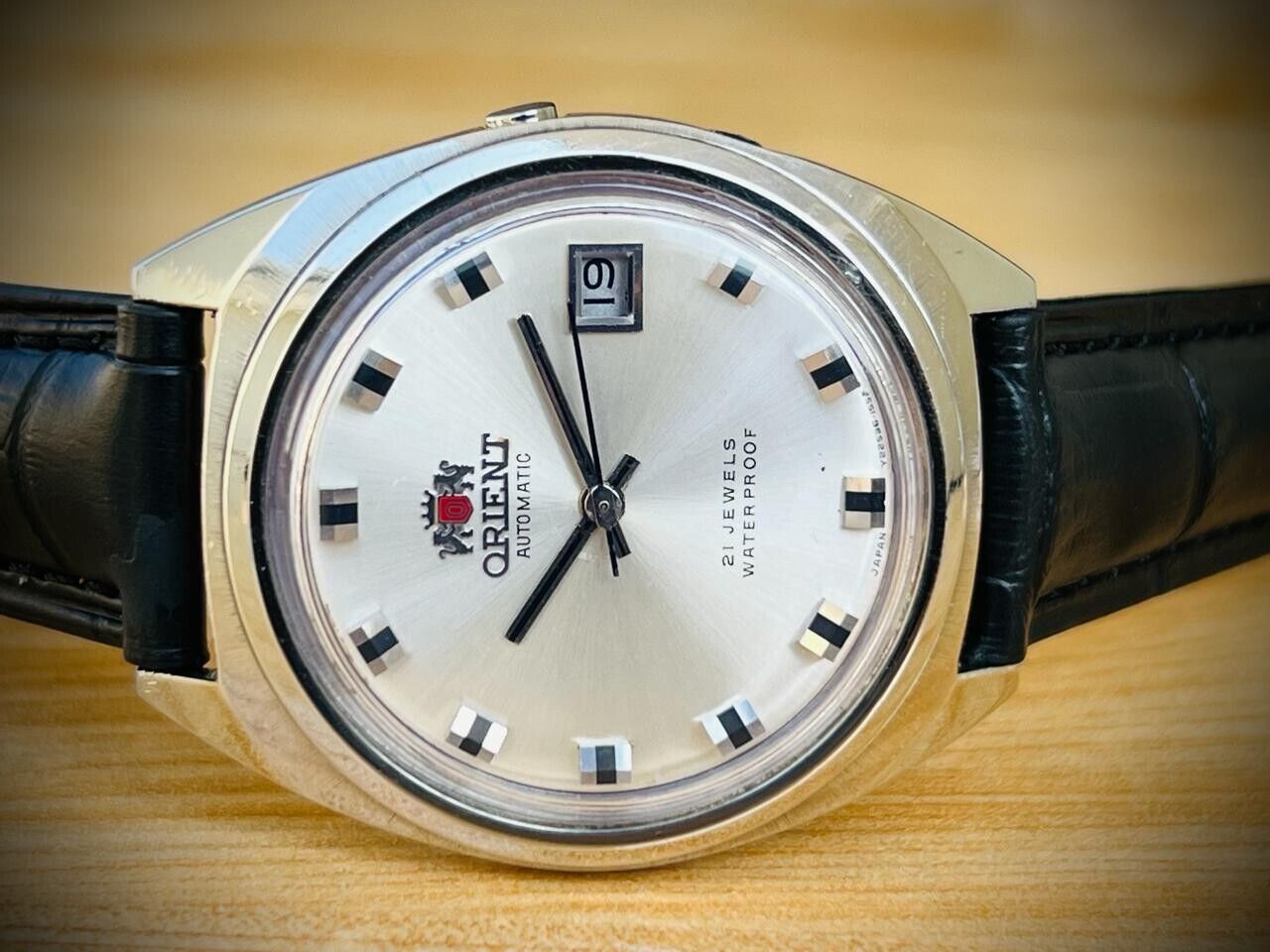 Vintage Orient Silver Dial Automatic 38mm Mens Watch, Perfect