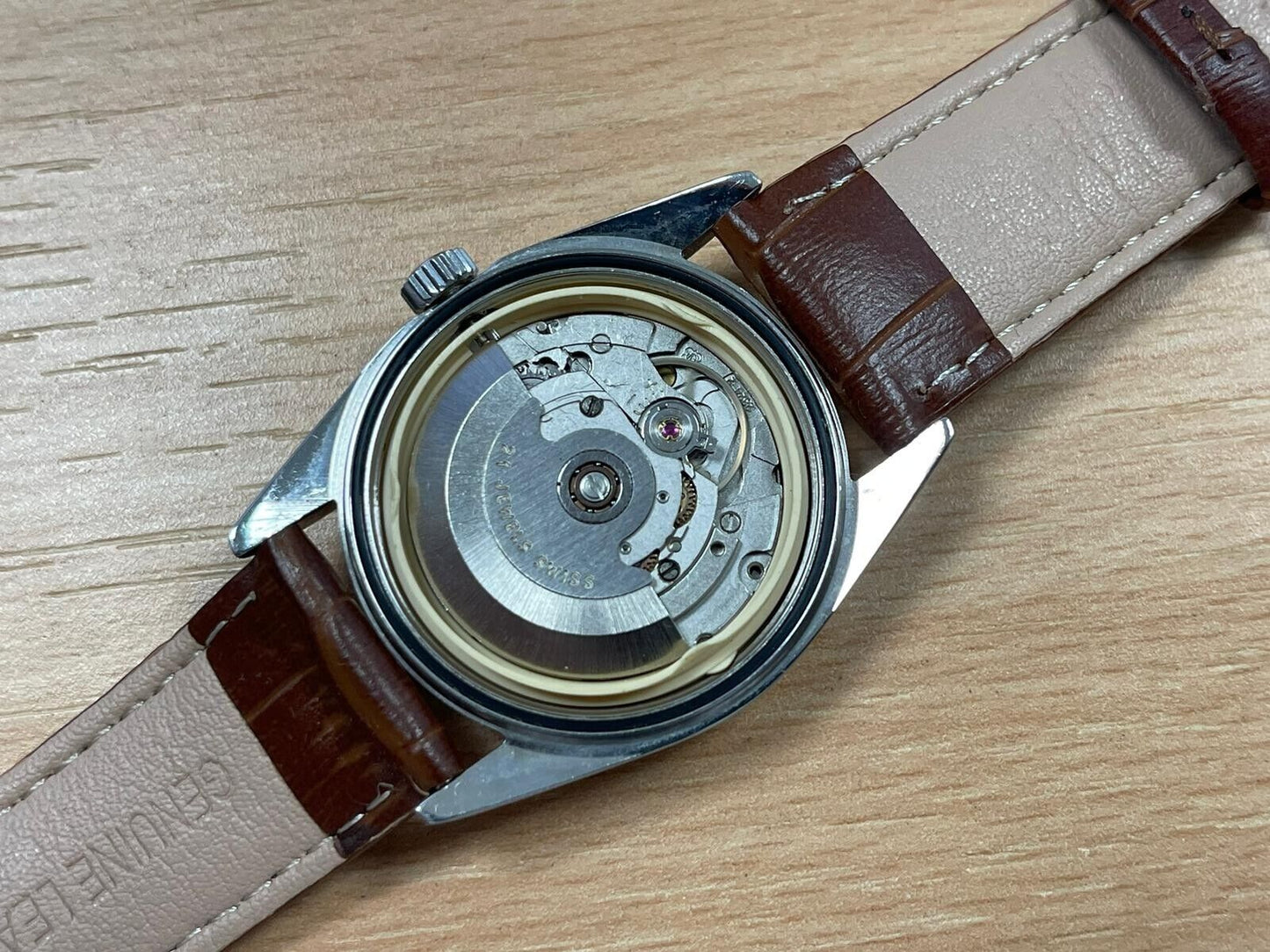 Vintage Dalil Muslim Satellite 1970’s NOS Mens Watch, ETA 2824, Swiss Made 35mm