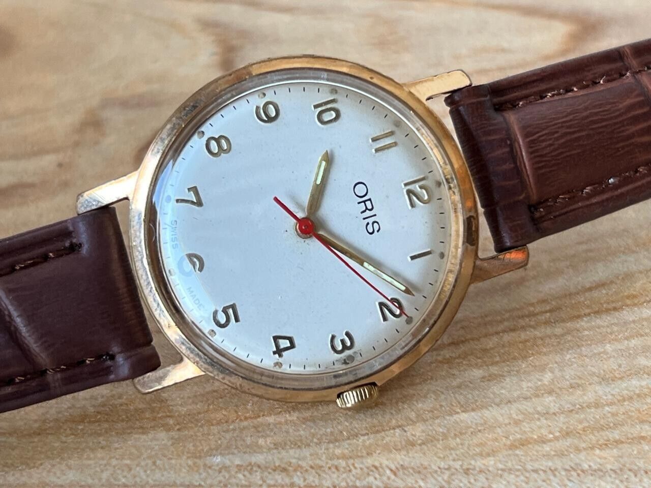 Vintage Oris Manual Wind RARE Slim 33mm Men’s Watch, Perfect