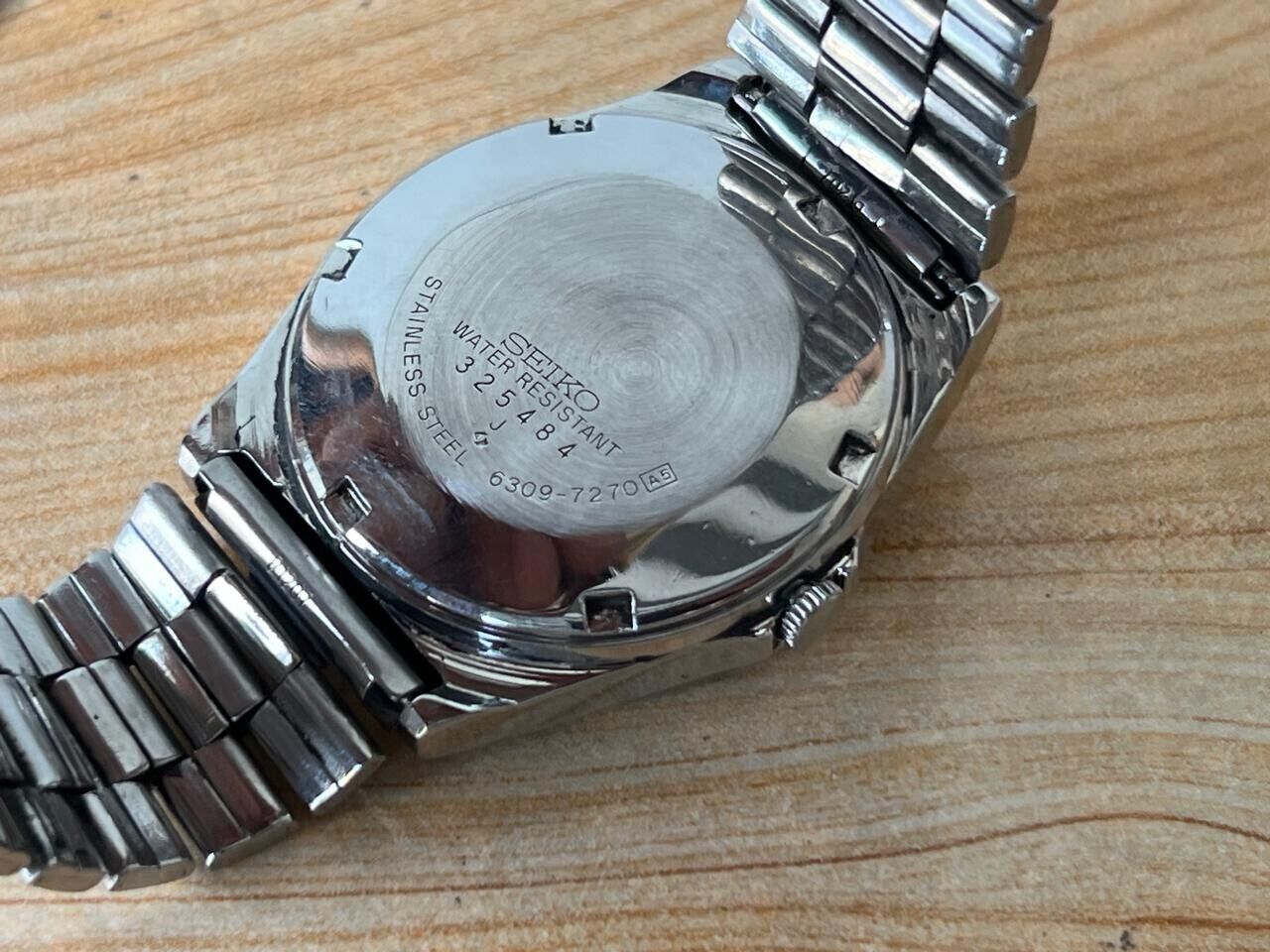 Vintage Seiko 5 Silver Dial 6309-7270 Automatic 34mm Men’s Watch, Perfect