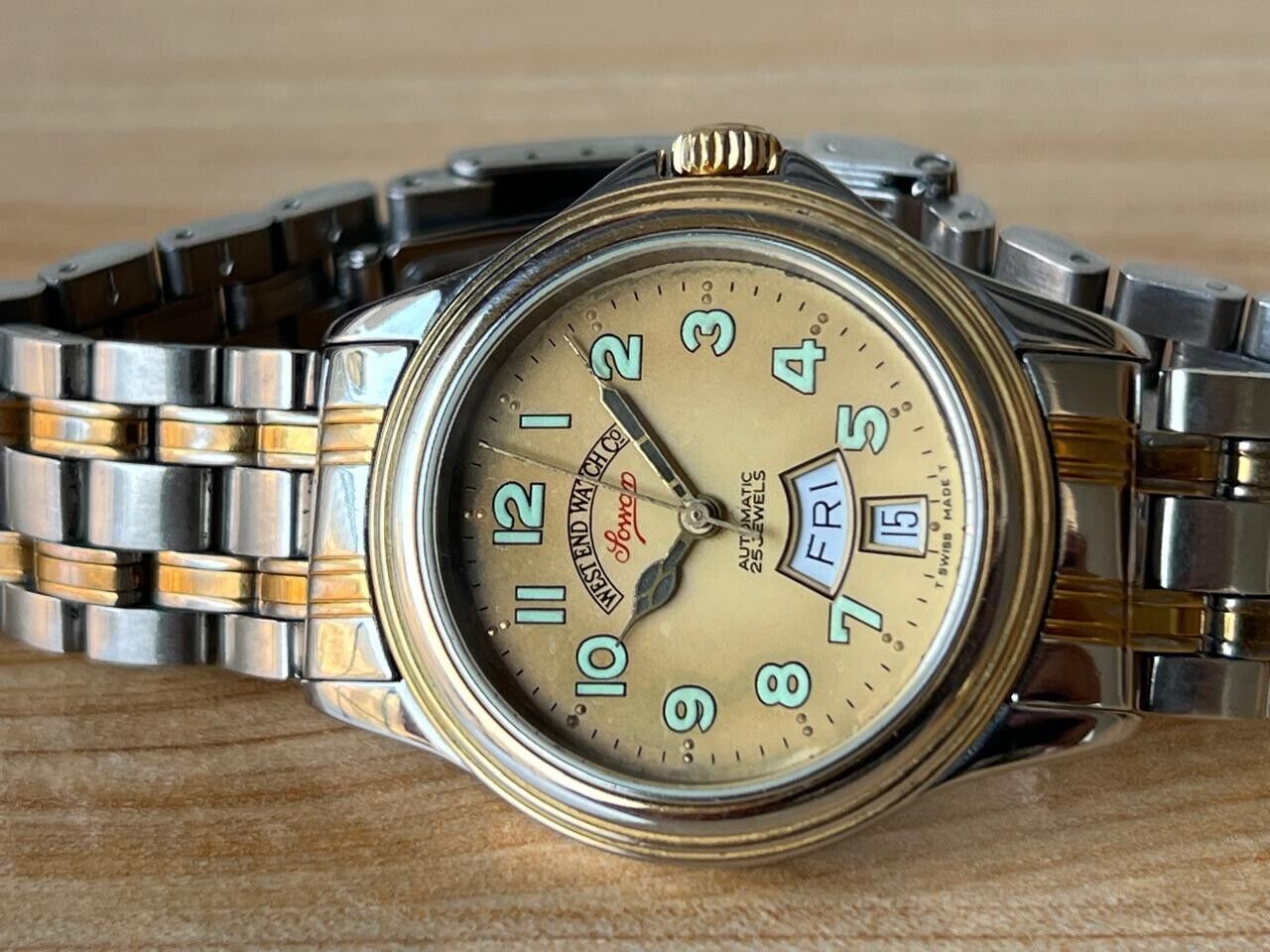 Vintage West End Co 2/Tone Automatic 36mm Men’s Watch, Perfect