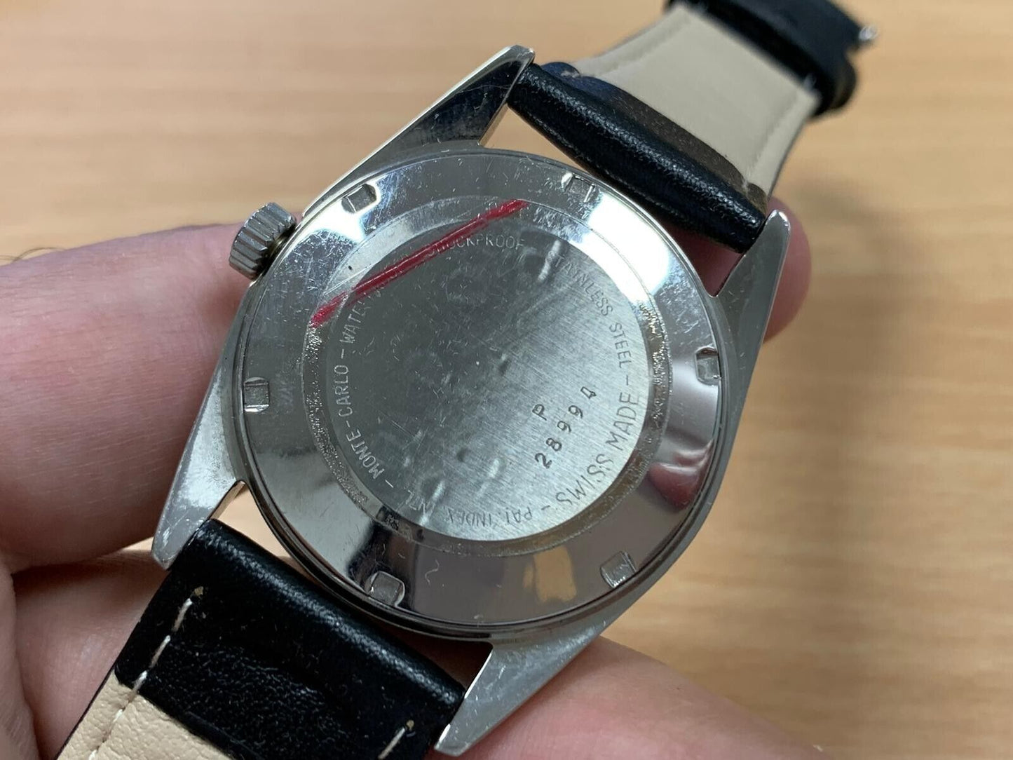 Vintage Dalil Muslim Satellite 1970’s NOS Mens Watch, ETA 2824, Swiss Made 35mm