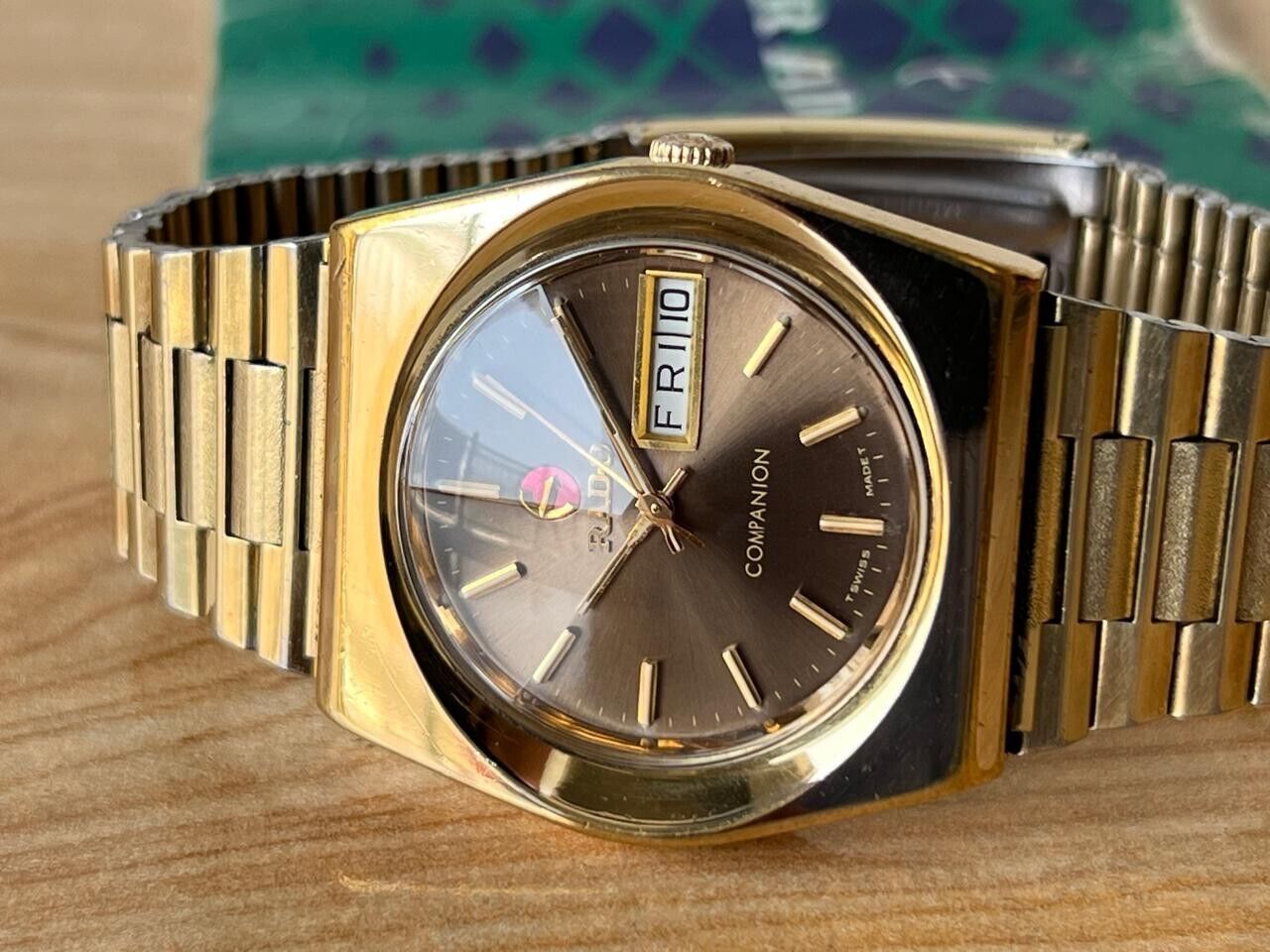 Vintage Rado Companion 37mm Automatic Men's Watch, Swiss Made, Perfect + Papers
