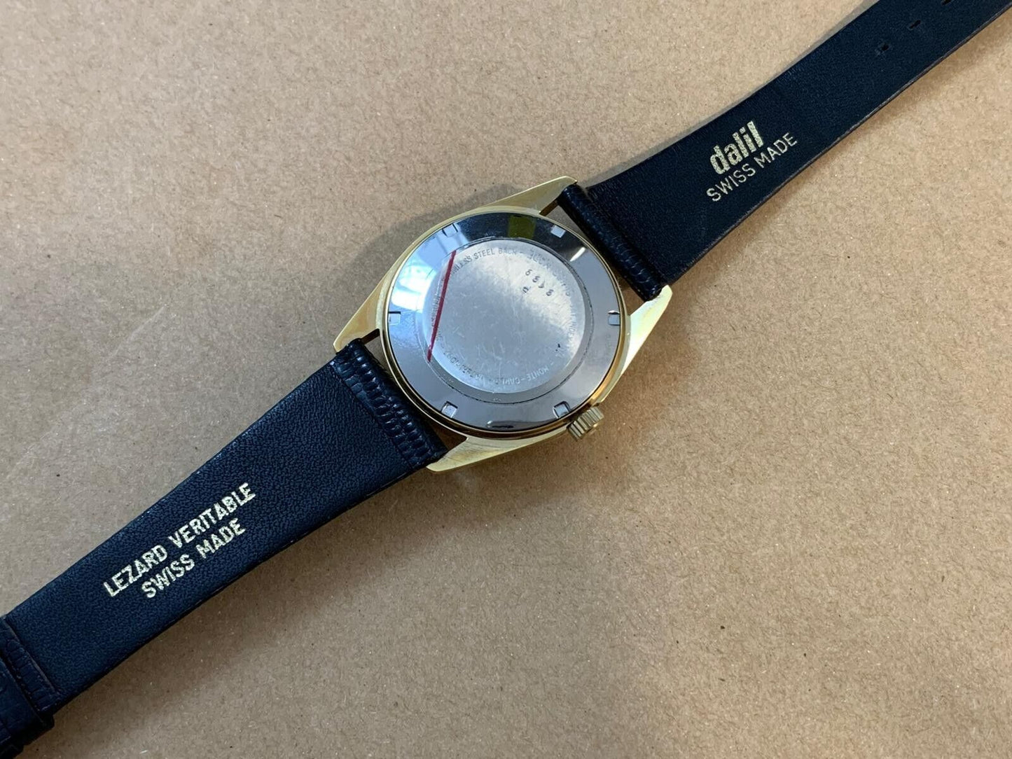 Vintage Dalil Muslim Satellite 1970’s NOS Mens Watch, ETA 2824, Swiss Made 35mm