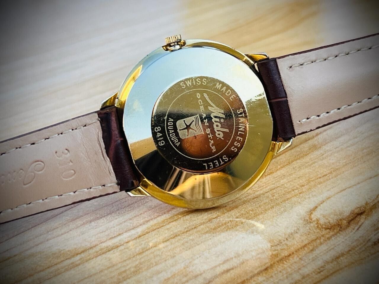 Vintage Mido Ocean Star Datoday Commander Mens Watch 38mm, Swiss Made