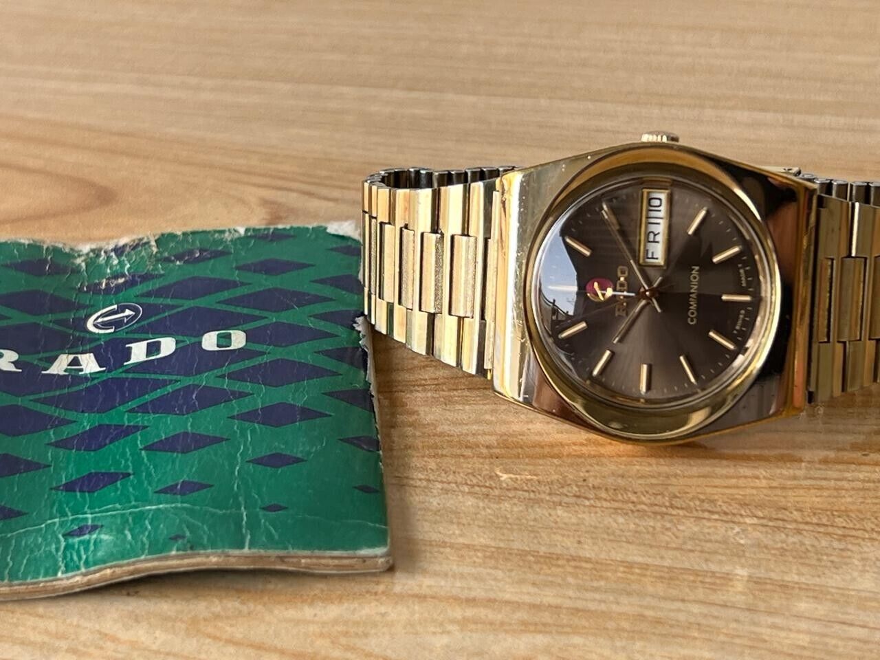 Vintage Rado Companion 37mm Automatic Men's Watch, Swiss Made, Perfect + Papers