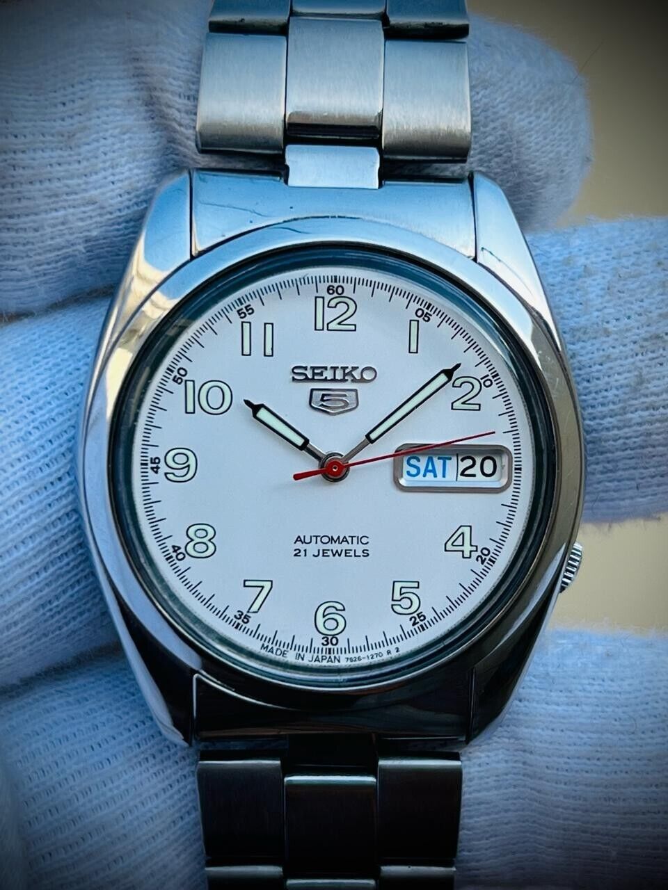 Vintage Nino Automatic Unique Dial Mens Watch 37mm
