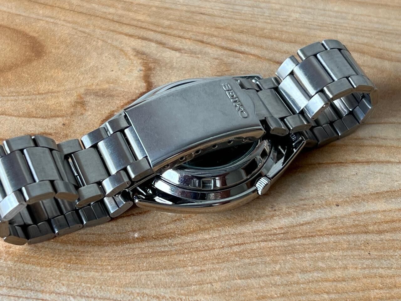 Seiko 5 Black Dial 7s26-0480 Automatic 21 Jewels 37mm Men’s Watch, Perfect