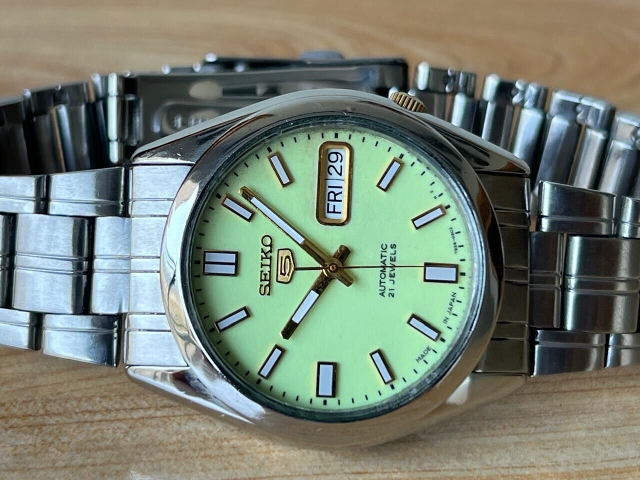 Seiko 5 Lume Dial 7s26-03b0 Automatic 36mm Men’s Watch, Perfect